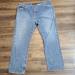 Ariat FR M4 M3 44×36 Lot of 2 Faded Blue Jeans